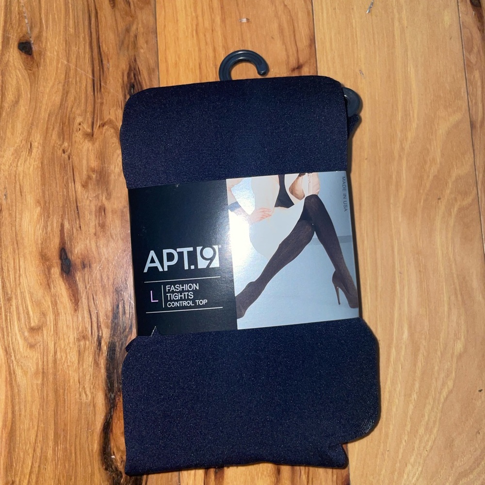 APT. 9 Dark Blue Fashion Tights